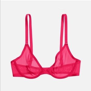 CUUP Plunge Bra in Mesh